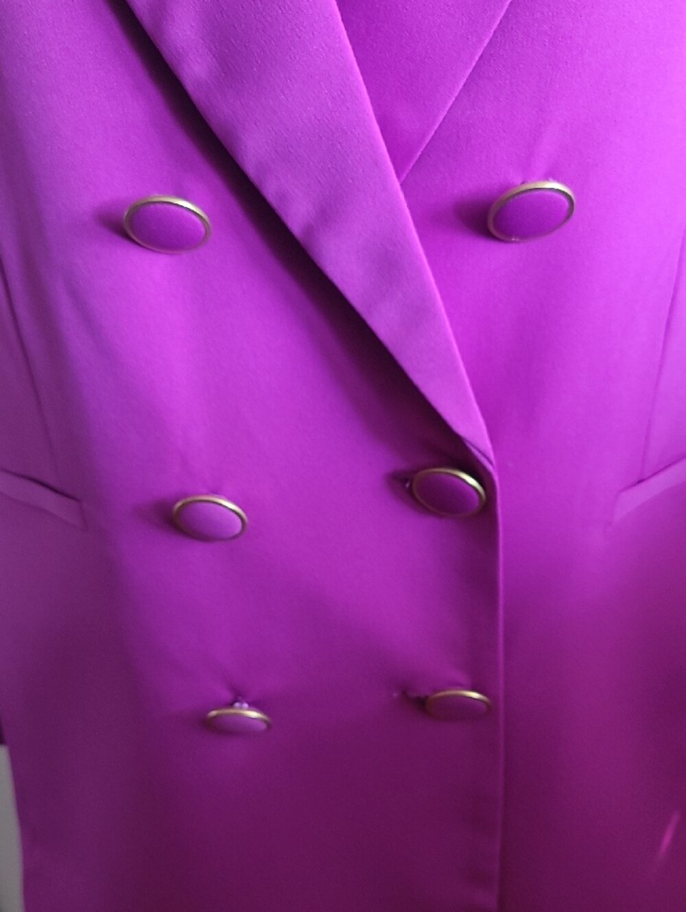 Fashion NOVA LIGHT PURPLE Tailored Blazer PANT SUIT, PALAZZO PANT SET NEW M - Picture 3 of 9